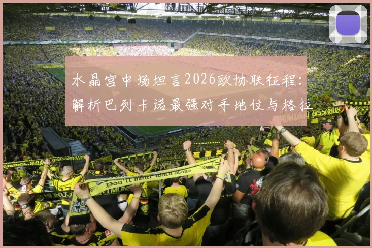 水晶宫中场坦言2026欧协联征程：解析巴列卡诺最强对手地位与格拉斯纳送别之战